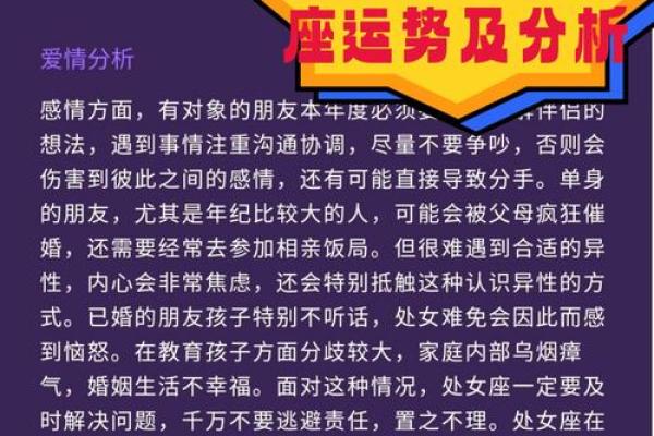 2025年处女座事业运势解析机遇与挑战并存