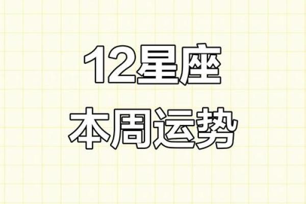 星座本周运势425